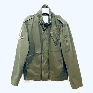 Men's Lightweight Cotton Military Jacket
